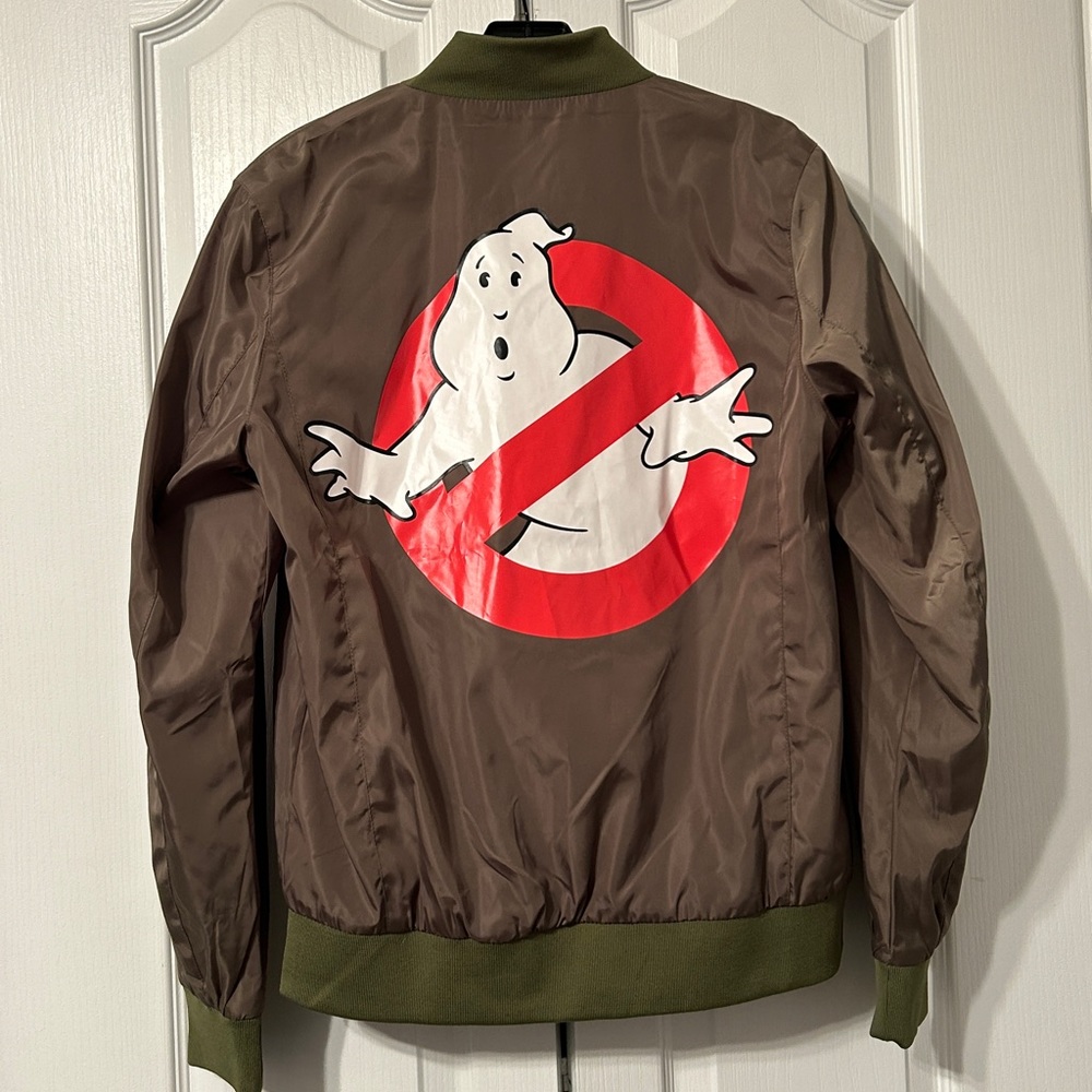 Cakeworthy Ghostbusters Bomber Jacket Ghost Hallo… - image 9
